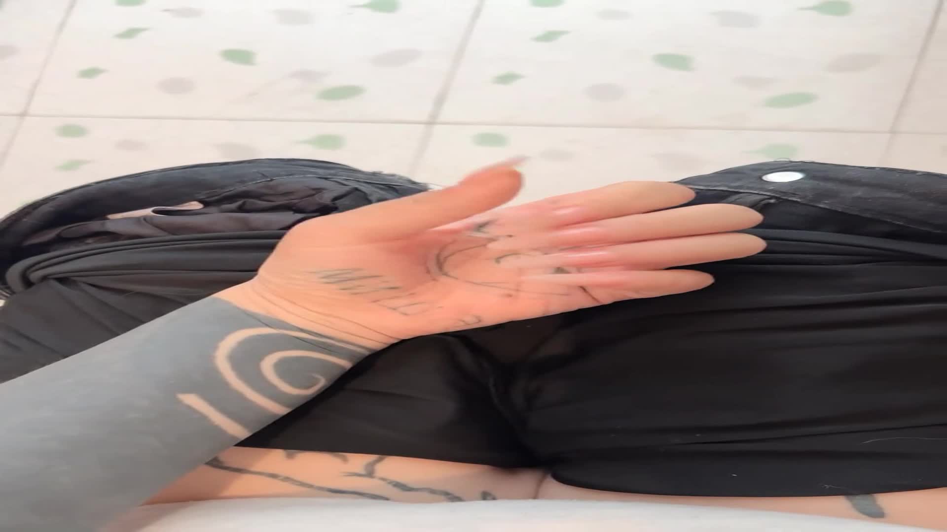 【海超人和大洋游侠】纹身美女~奶钉舌环~柔逼挑逗诱惑[40v] (2)