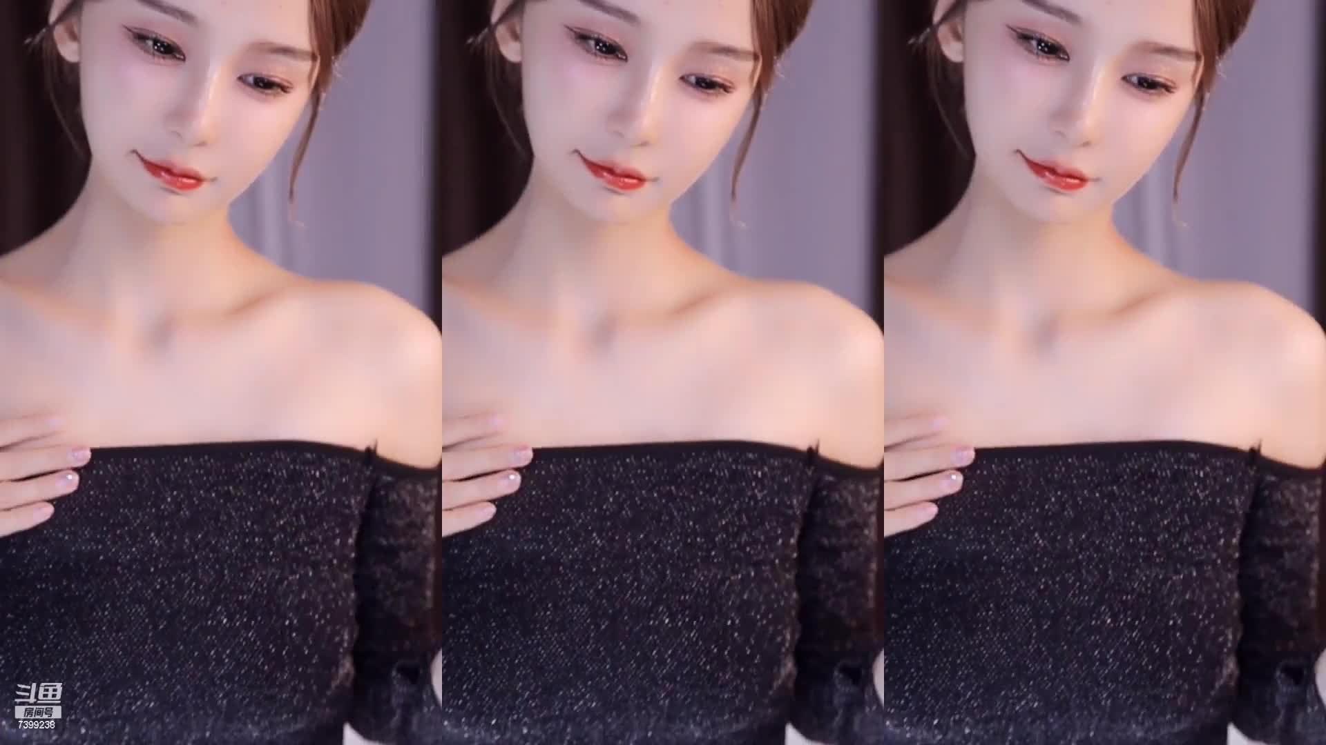 斗鱼主播【Rose肉阿】高价定制 情趣丁字疯狂揉胸欢音坐莲 漏毛艳舞【100V】 (14)