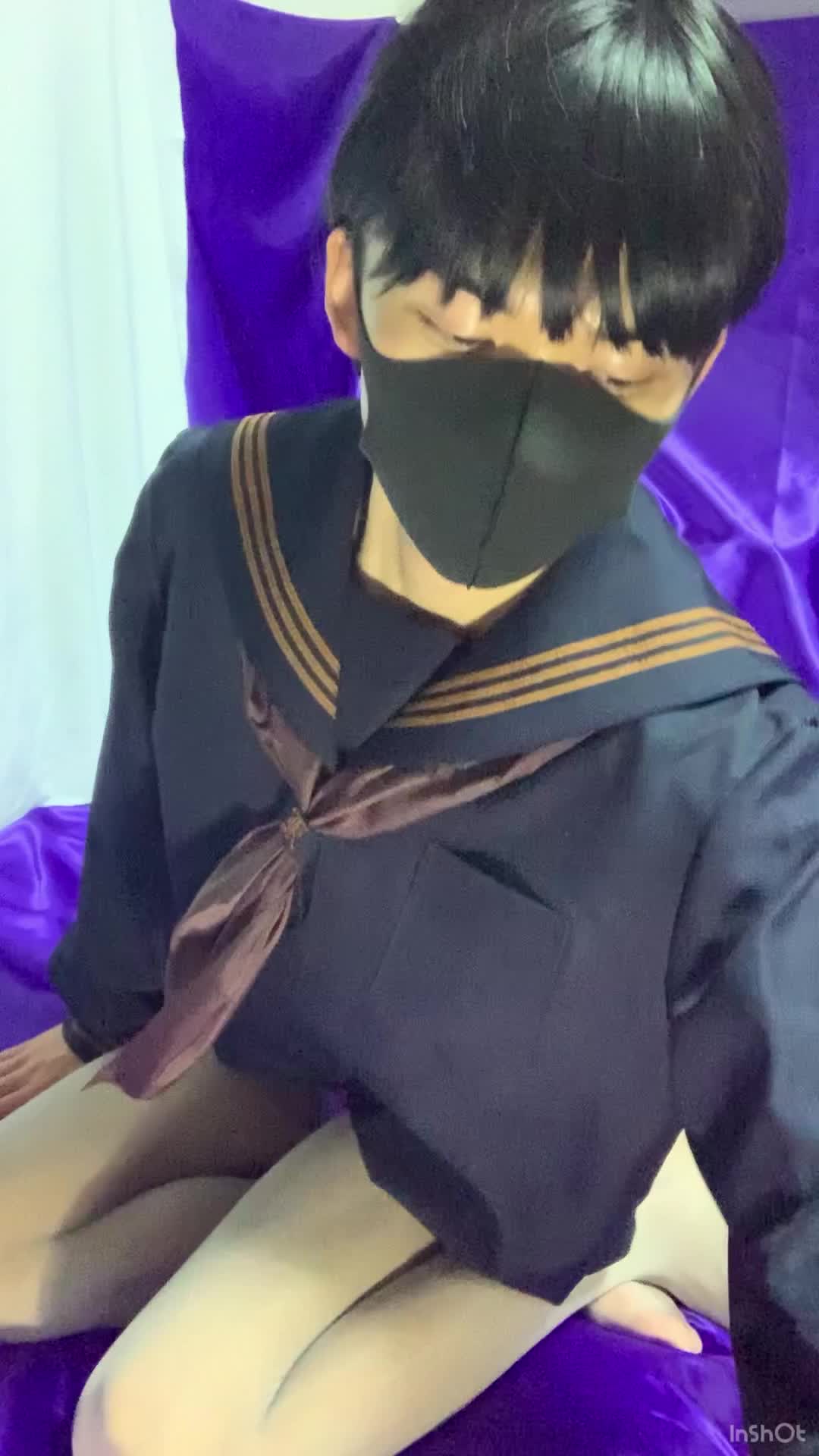 喜欢cosplay的伪娘【Unibunny】假阳具塞菊花  模拟口交 solo自慰 【15v】 (6)