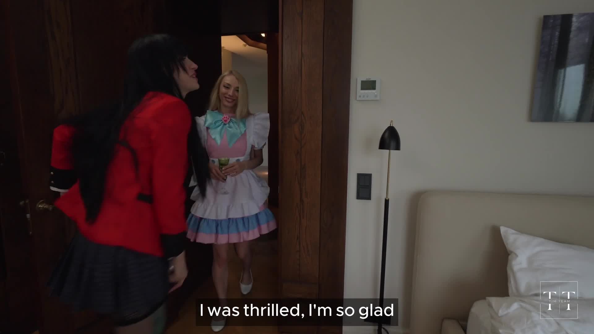 Anime girls decided to have some fun after the party (6565b2ae49ab2)