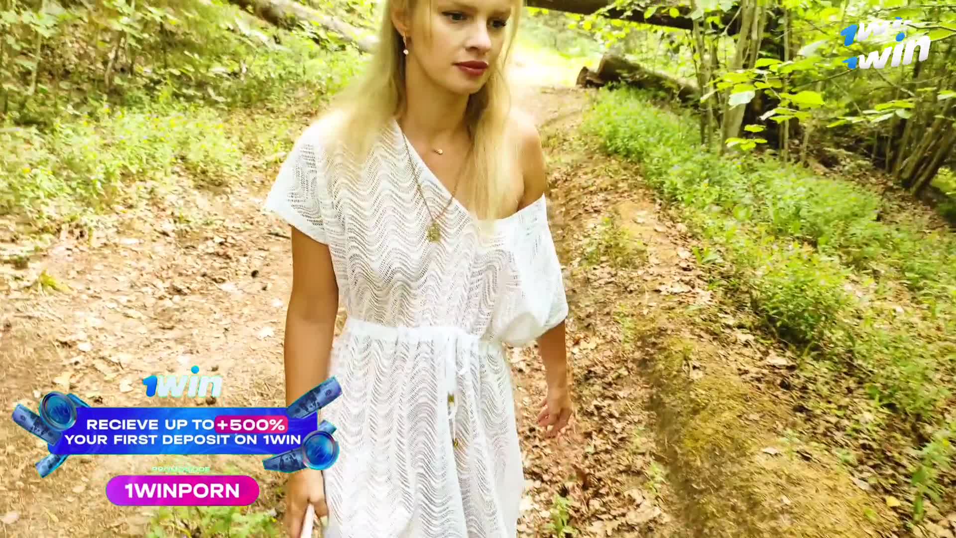 Married MILF lagged behind the tourist group and was fucked right on the forest path (64c0462429994)