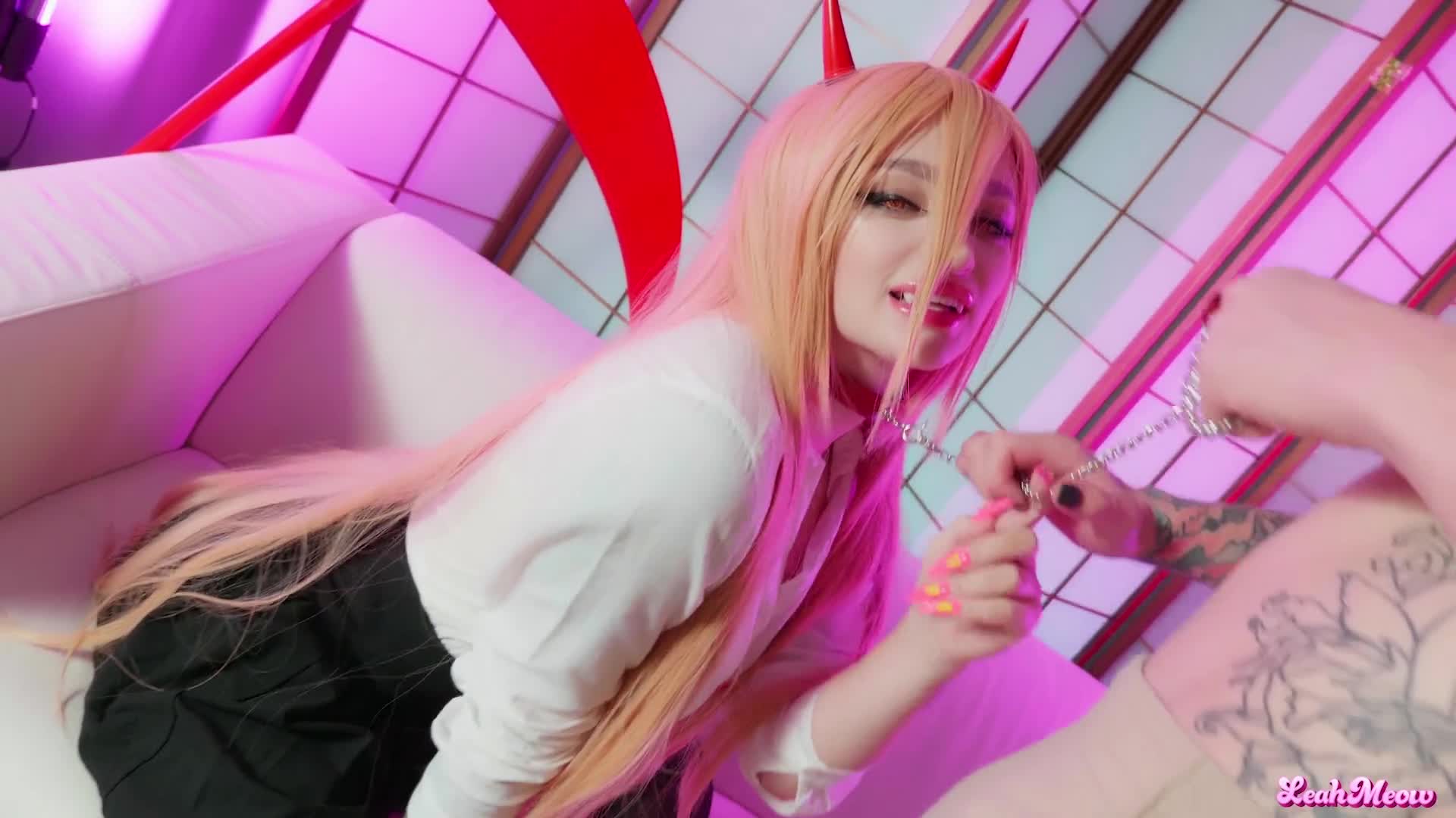 超淫乱coser~群P盛宴~LeahMeowCosplay（P站）视频【215V】 (19)