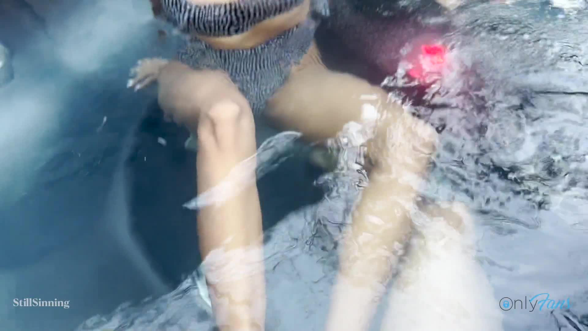 Your Cock between my CUTE Little feet - Jacuzzi Fun 