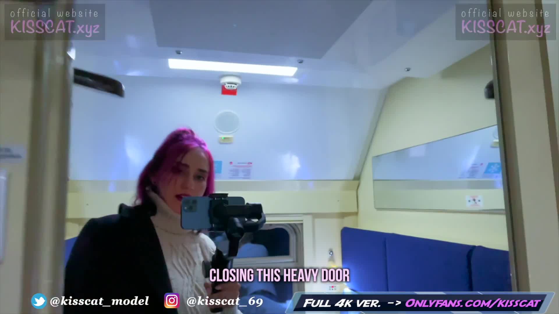 My Neighbor Masturbates on the Train! Russian Student Fucks Public With Stranger - Kiss Cat (ph601d0c7e151eb)