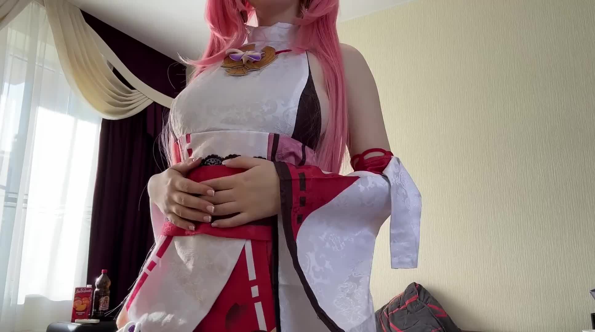 Yae miko from genshin impact saw the magic cock and fucked her wonderful pussy (64c7e40bba3af)