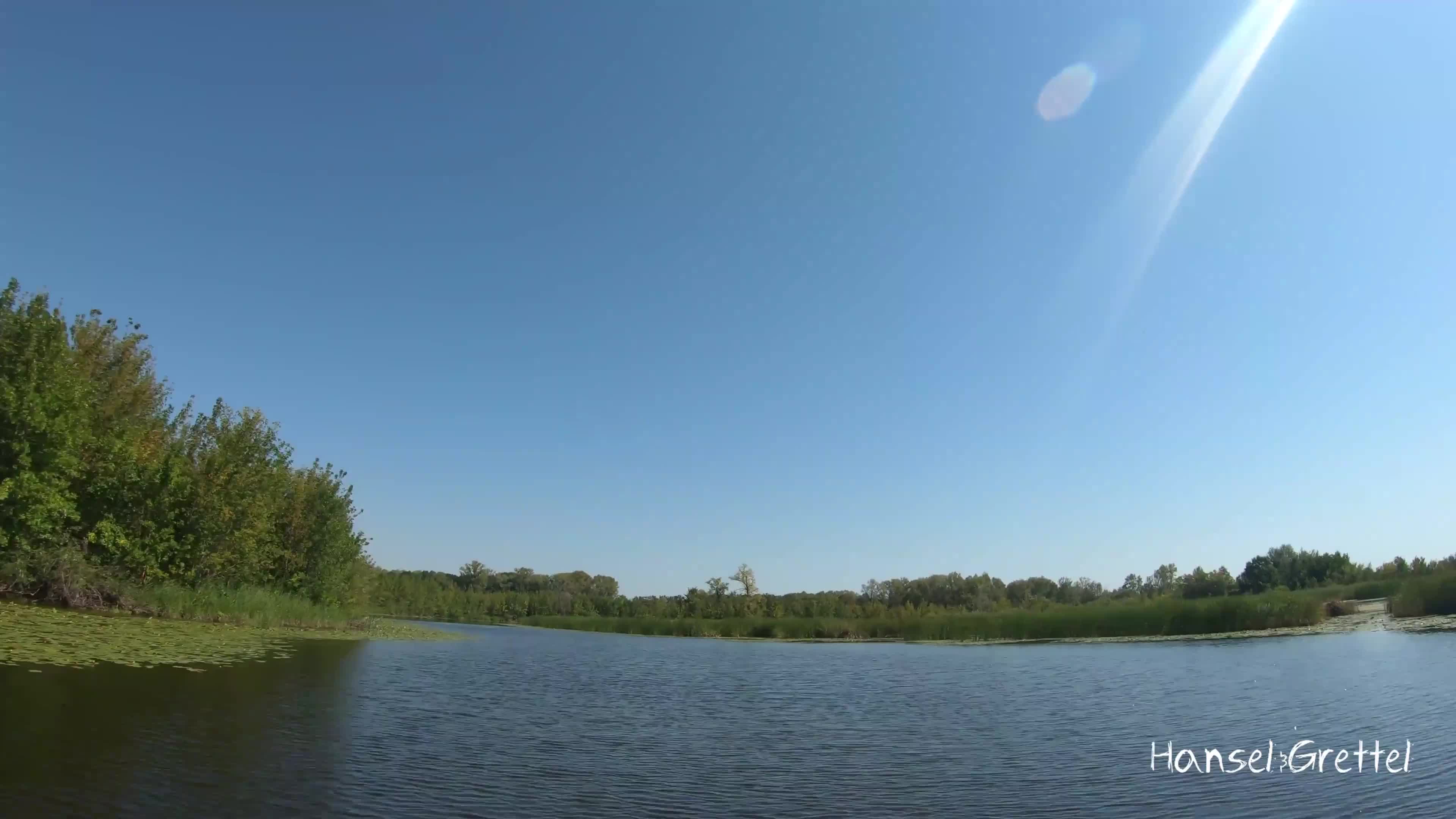 Outdoor Cowgirl Sex in the Middle of the River (Creampie, 4K)