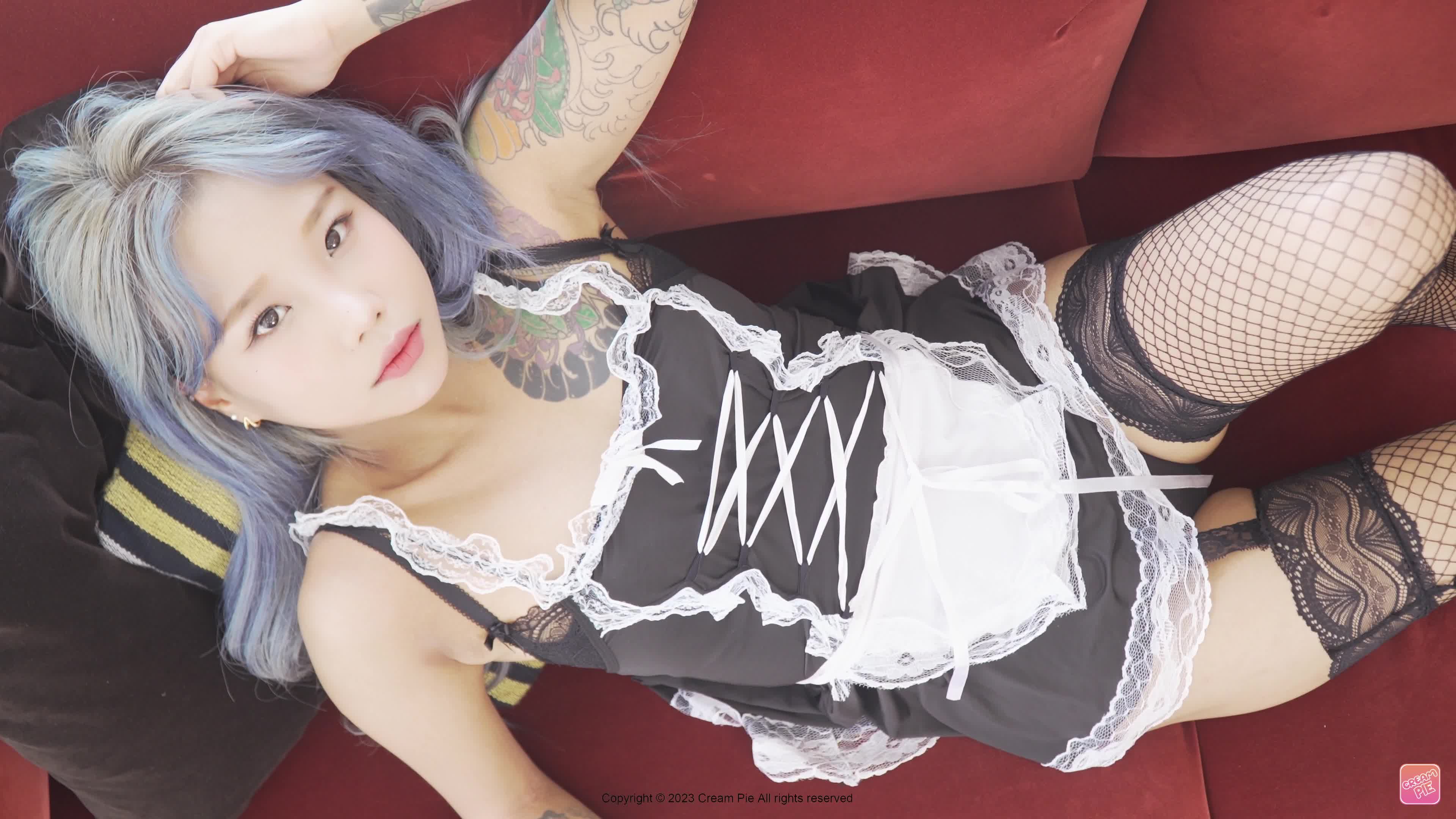 ❤️韩国模特 Sia(시아) ❤️G奶大乳❤️JK露出❤️情趣护士❤️珍珠勒逼❤️【2V】 (1)