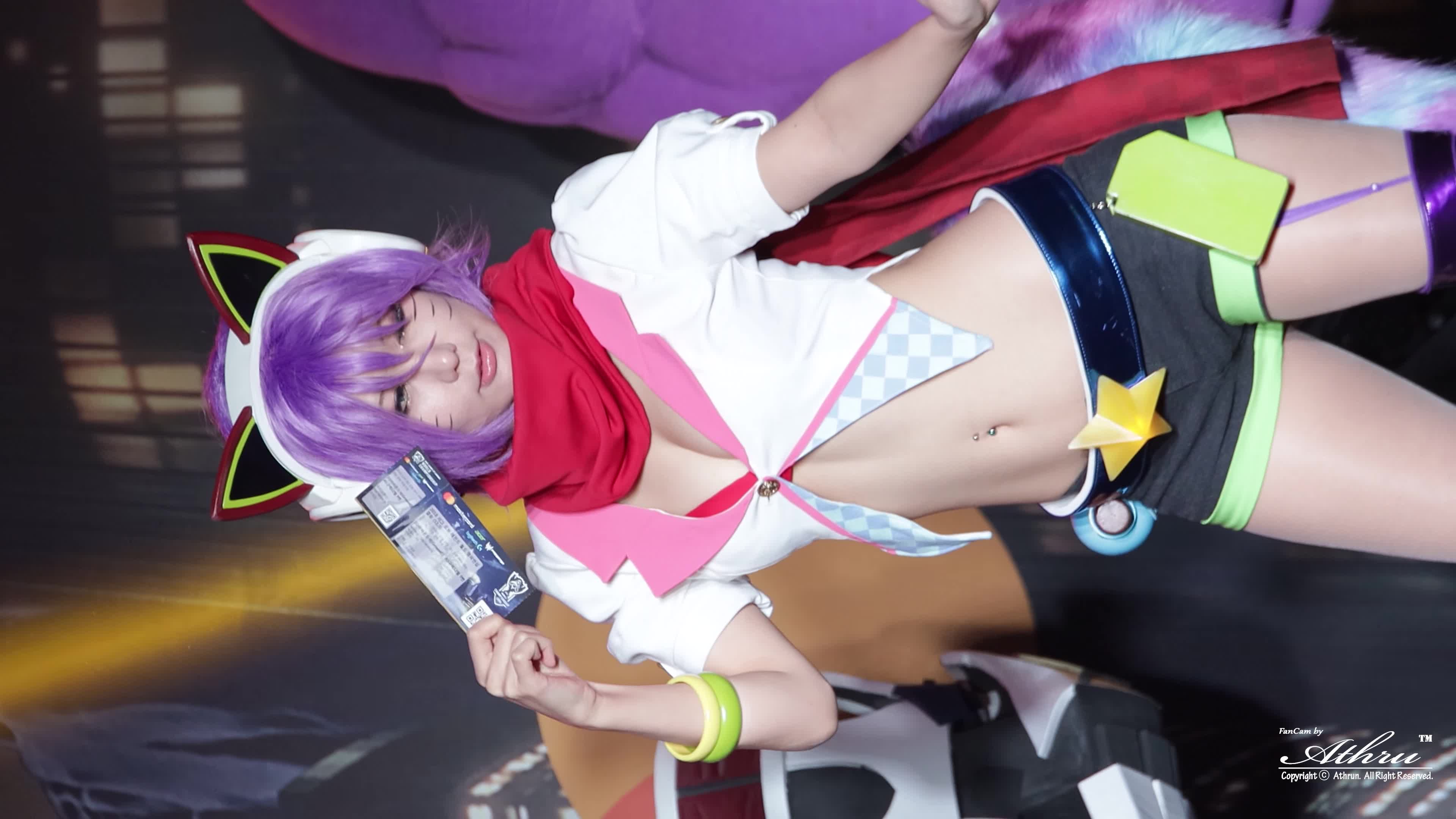 k)2018 롤드컵 파티 '소환사들의 성지'(Mastercard Nexus) -스파이럴캣츠 타샤 직캠 fancam by Athrun