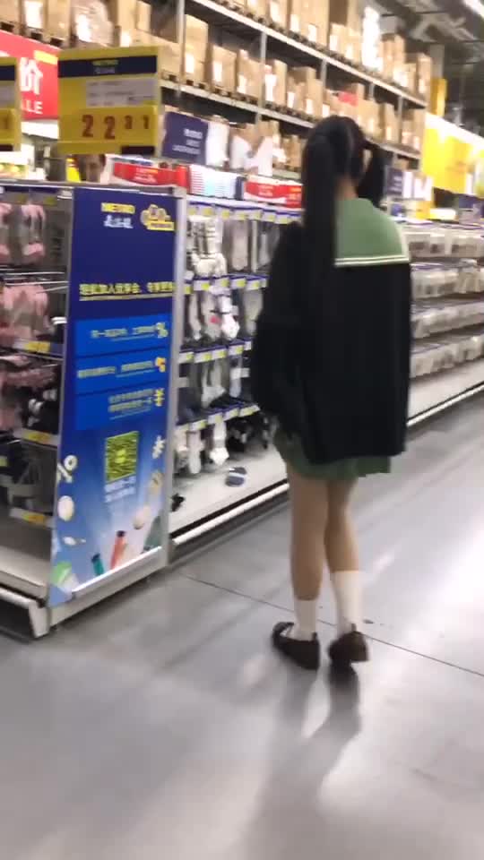 露脸定制-超市露出