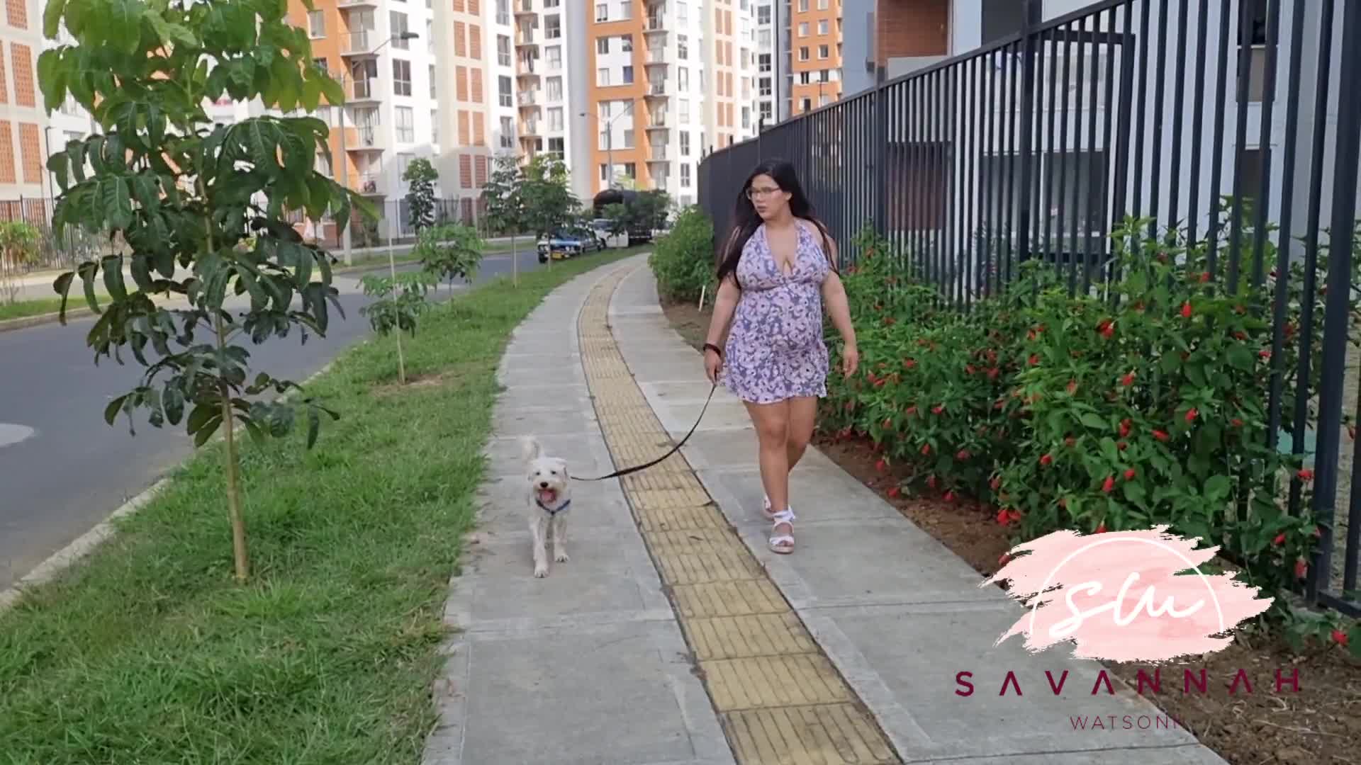 2048.hk@Horny Pregnant Woman Secretly Fucks her Neighbor on the Stairs of the Building_Savannah Watson_1080p