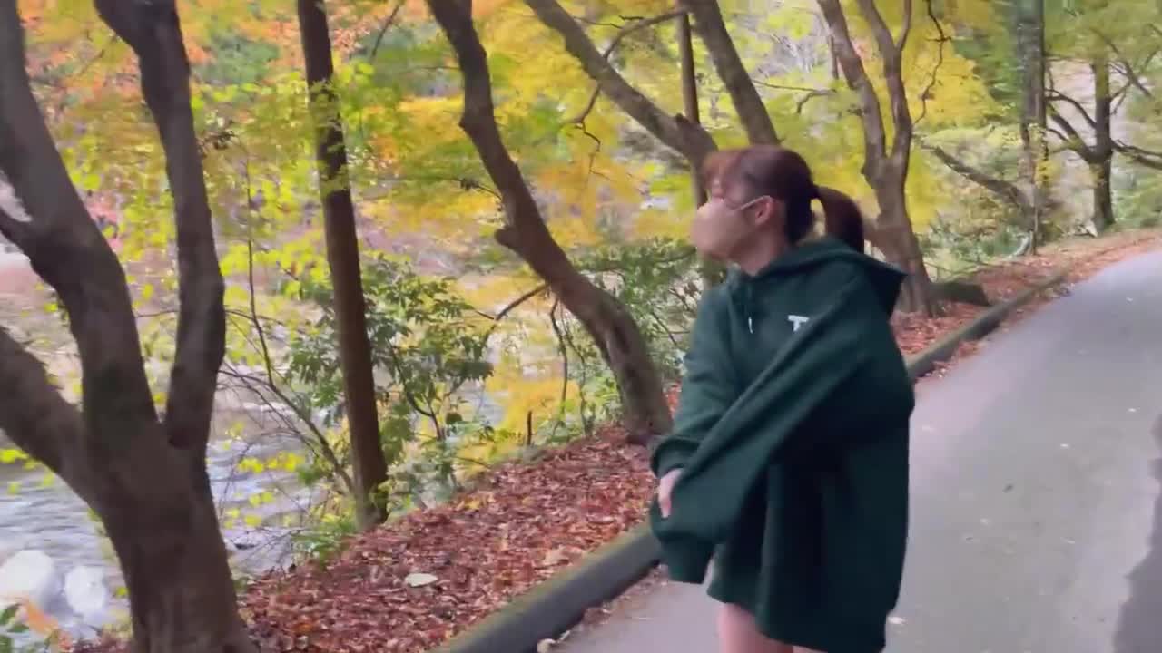 2048.hk@Hentaikamen720 -可爱女大学生全裸裸露散步！在红叶名胜的户外口交♡RYO＆YUU♡素人情侣年龄差青少年美少女智能手机摄影口交杰出风格美胸苗条英文字幕 hentaikamen720 onlyfans 情侣