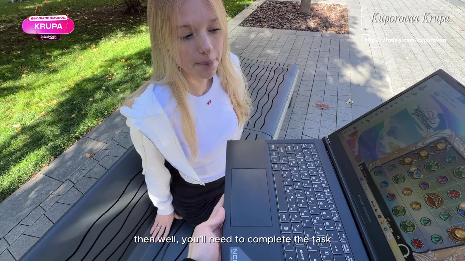 2048.hk@Kuporovaa Krupa is Ready to Sell herself to a Stranger for the Sake of Gambling - Pornhub.com